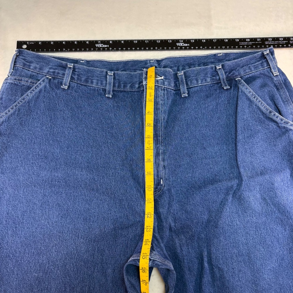 Carhartt B13 DST Mens Original Dungaree Fit Work Jeans Blue 46x30 Loose Fit - Picture 4 of 7
